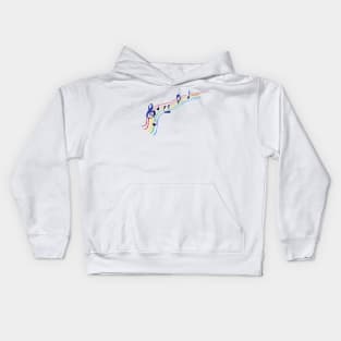 notes. music Kids Hoodie